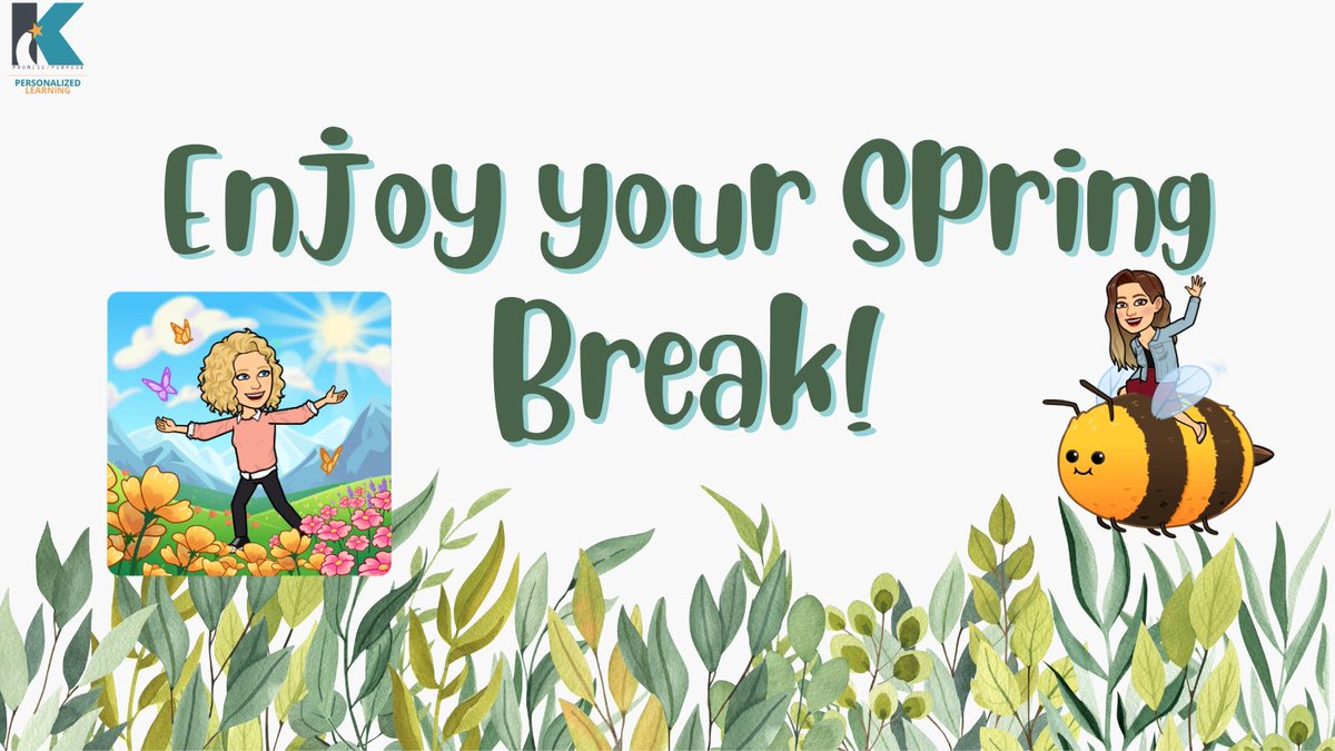 Klein ISD Personalized Learning Department (@kisd_pl) on Twitter photo .<a href="/KleinISD/">Klein ISD</a> Hey #KleinFamily have a fun-filled Spring Break! The #KleinPL team is excited to recharge and come back ready for BIG THINGS!
<a href="/CarrieDd42/">Carrie Douglass</a> <a href="/kess_mac/">Kessler McClanahan</a> .<a href="/KleinISD/">Klein ISD</a> Hey #KleinFamily have a fun-filled Spring Break! The #KleinPL team is excited to recharge and come back ready for BIG THINGS!
<a href="/CarrieDd42/">Carrie Douglass</a> <a href="/kess_mac/">Kessler McClanahan</a>