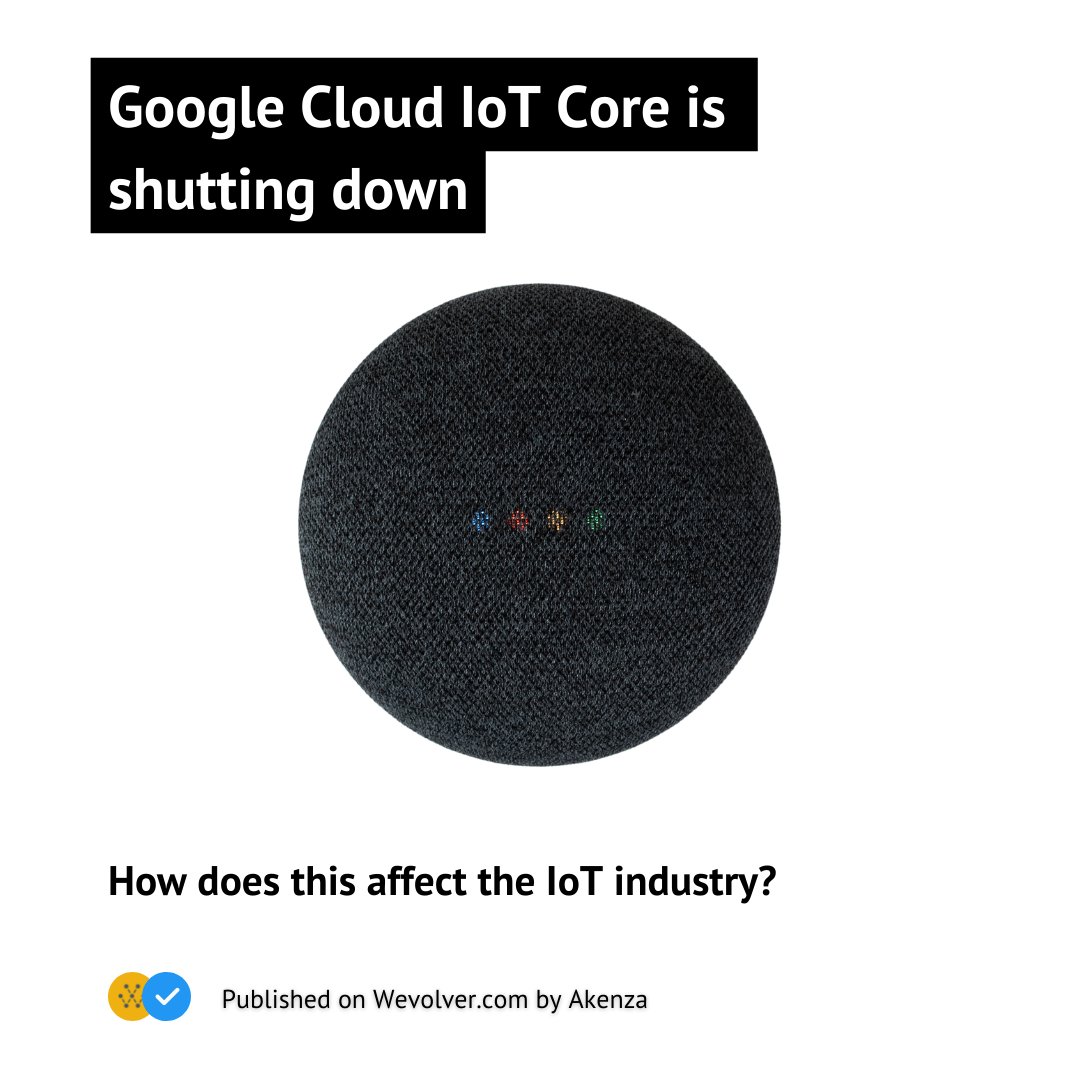WevolverApp's tweet image. The announcement of Google discontinuing its Google Cloud IoT Core as of August 16, 2023, produced a small shockwave in the IoT microcosmos.

Check out the full article by @Akenza_IoT here: wevolver.com/article/google…

#IoT #Google #IoTcore #technology #engineering #innovation #cloud