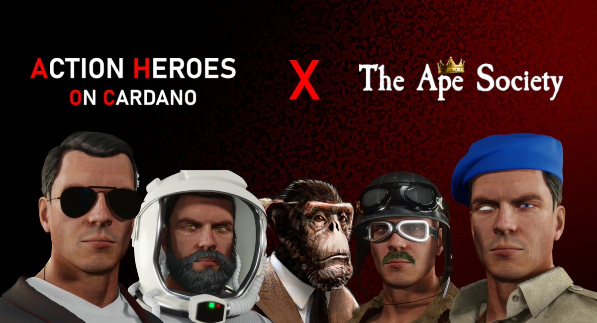 ActionHeroesNFT's tweet image. 🚨 #Giveaway 🚨

Awesome @the_ape_society was so generous and gave Action Heroes WL spots😀💪 Thank you❗️

🏆 1x Ape Society COTAS mint WL spot❗️ 😱

❤️ Like
🔄 Retweet
💪 Tag 3 friends

48h ⌛️

#TheActionHasArrived #NFT #NFTs #Cardano #CardanoCommunity