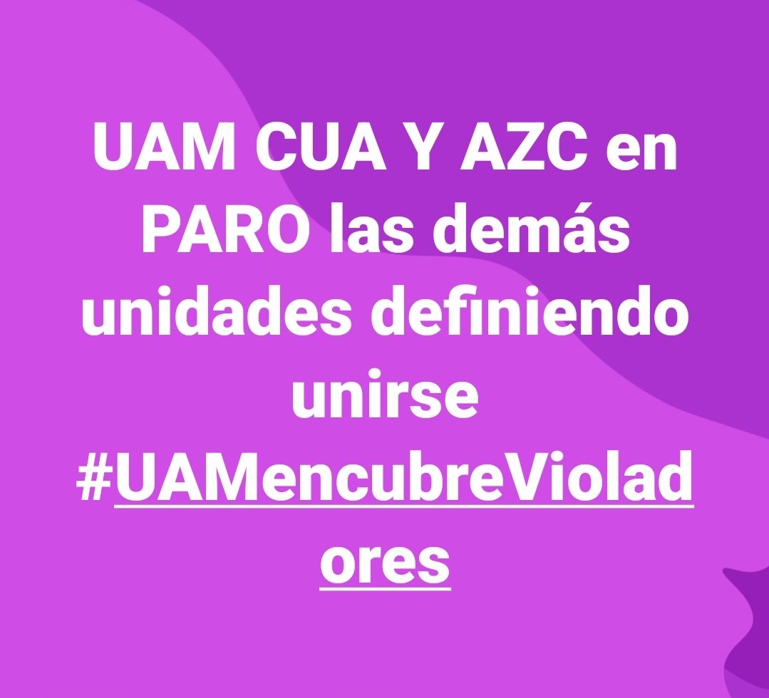 RogueZombie's tweet photo. #UAMazcapotzalco y #UAMcuajimalpa se han ido a paro las demás están definiendo debido a q la #UAM prefiere defender al v%olad0r confeso #naoki #NoTendranNuestroSilencioDisculpenSiCortamosSusAlitas https://t.co/mIvxNFqad8