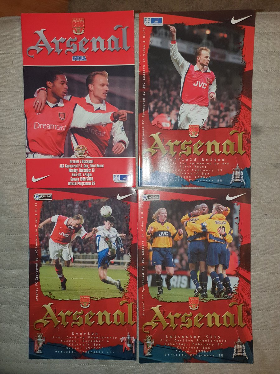 theprogrameshop's tweet photo. #Gooners #NFFC #Valients #pufc #posh fans, we have some great bundle deals for you!
Arsenal bundle: £1.50
Nottingham Forest: £2
Port Vale: £2
Peterborough: £3
You can shop here: 👇👇👇
https://t.co/8ylXGQ4WxD
Buy more than 2 items and get a 20% discount! https://t.co/gHwNs2yTOx
