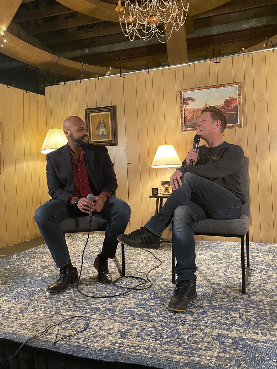 hercmsu's tweet image. We got to listen to HERC’s fearless leader @kyes_the_limit be interviewed for the Go/On show with Jeff Houghton last night. They talked about research, his recent tenure promotion, his community engagement, his recent performance in “The Color Purple” + more! Proud of you, Dr. K!