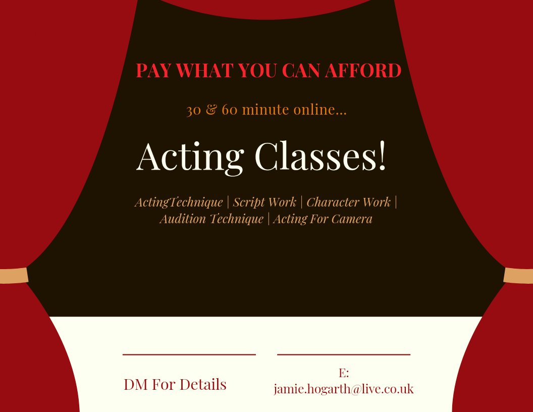 I'll be running these sessions for the foreseeable! Can't wait to meet you!! 🎬 🚨🎭
#actingclasses #actorslife #actingcoach #CASTING