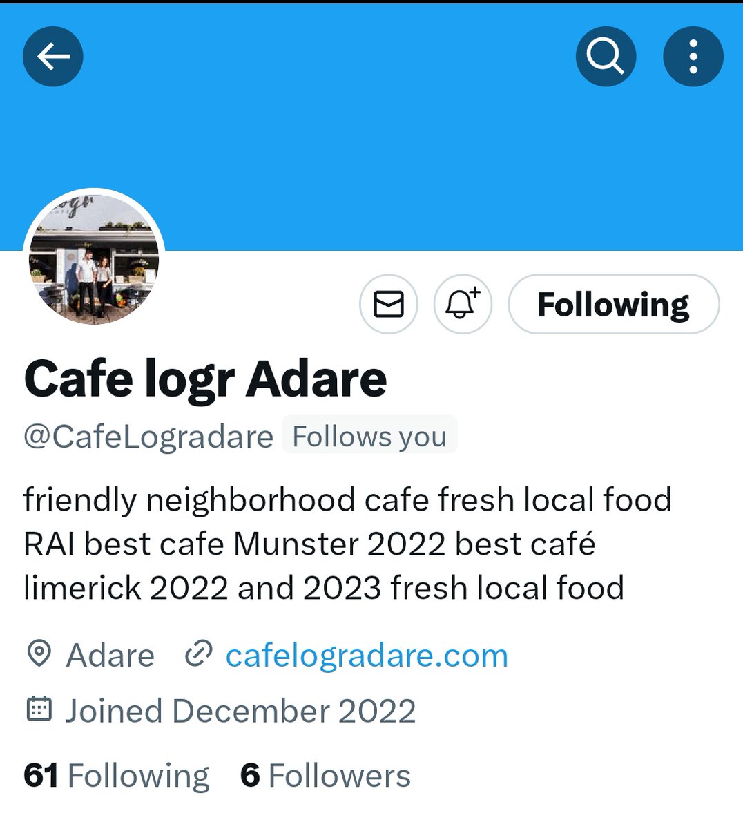 IrishFoodGuide's tweet photo. Please Welcome to the Irish Food &amp; Drink Twitter Network and Give a Follow to @CafeLogrAdare in Adare, County Limerick! https://t.co/bXtdM2Mtqc