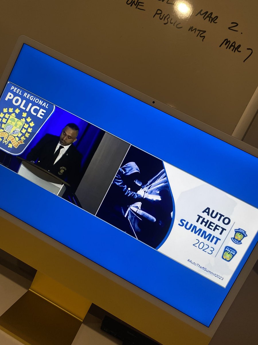 Reid4Ward9's tweet photo. I am watching the replay of the #autotheftsummit2023. Thank you to Chair @RonChatha and team for this starting point. @BonnieCrombie was there and we continue to stand with you in this multi-sectoral approach to addressing organized auto theft. @PeelPolice
https://t.co/FUA0hyf3pK https://t.co/68GOFSEaQt