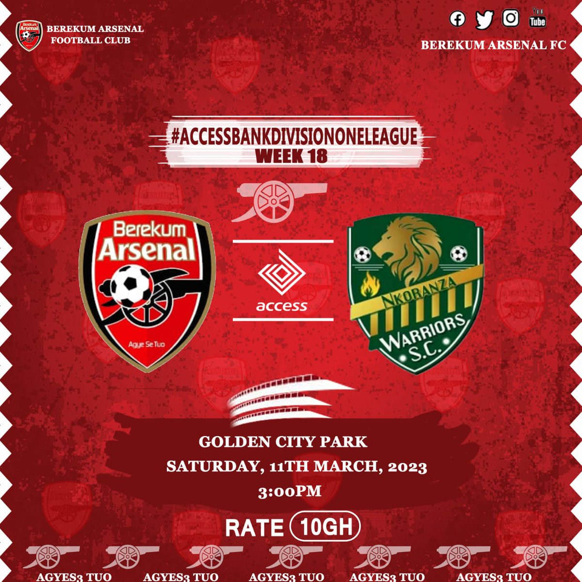 Next Game 

#BAFC 
#AgyeS3Tuo 
#BringBackTheLove.