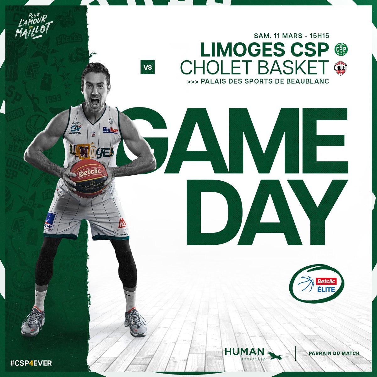 Limoges CSP on Twitter "🆚 Limoges CSP / Cholet Basket 🏟️ Palais des
