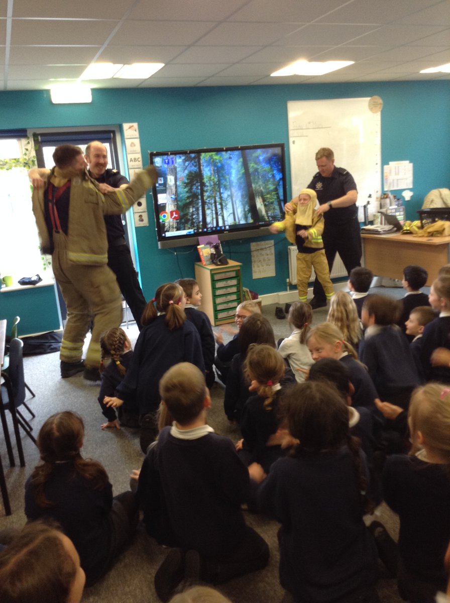 Thank you to Bedford Fire Station staff for visiting our Year 2 children today. We aren't sure who had the most fun...children or teachers!