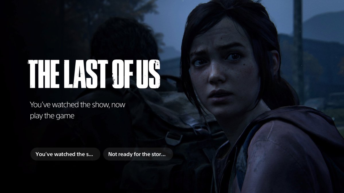 RT @DomTheBombYT: PlayStation 1000% IQ for this advertisement on the store for The Last of Us https://t.co/VSbEiWJQcb