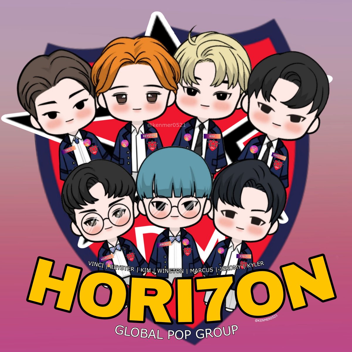 kenyoubemineee's tweet photo. It takes 10 hours to do this #HORI7ON #HORI7ON_ONWARD  sharing hori7on chibi 

#HORI7ON_MARCUS #HORI7ON_REYSTER #HORI7ON_KIM #HORI7ON_JEROMY #HORI7ON_KYLER #HORI7ON_VINCI #HORI7ON_WINSTON https://t.co/xQ9ck0mYuD