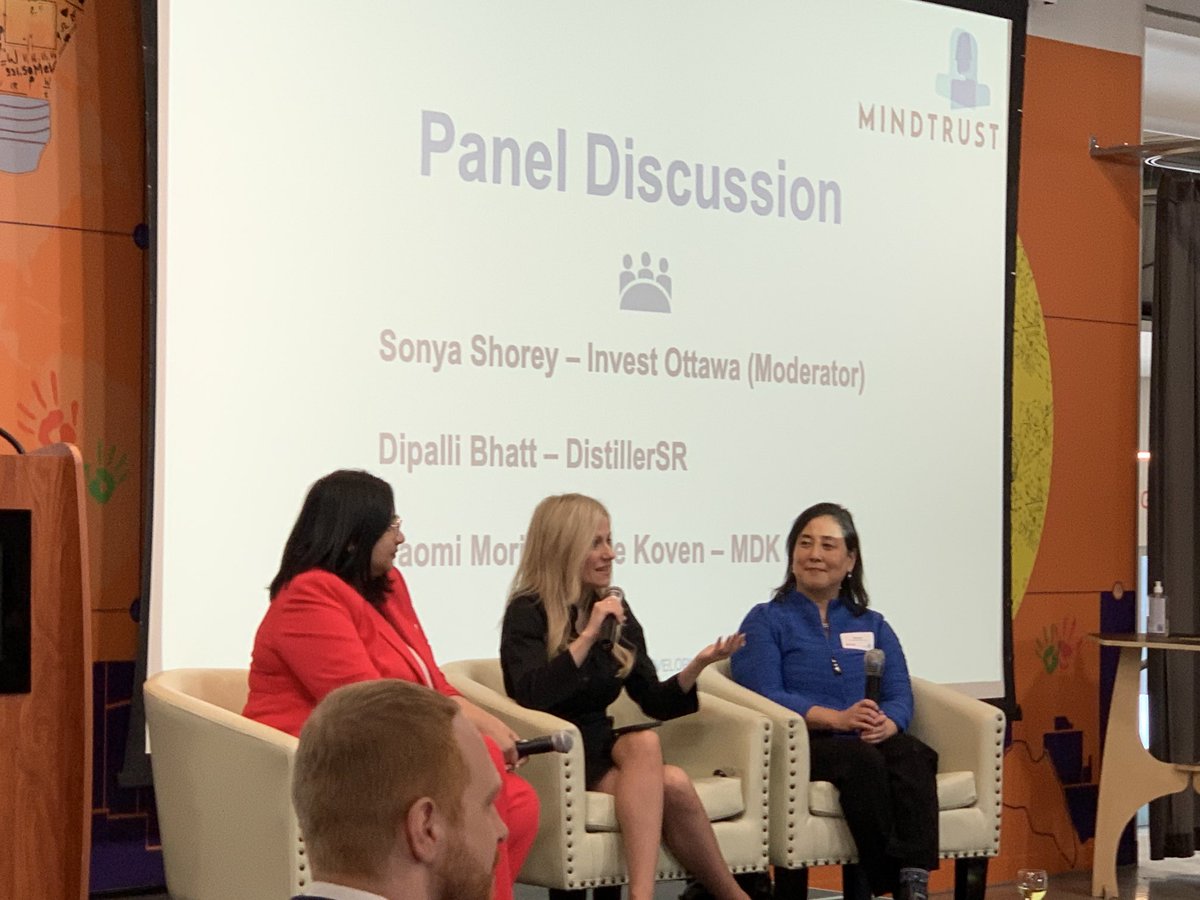 ⁦<a href="/MindtrustLeader/">Mindtrust Leadership</a>⁩ celebrating women leaders today. ⁦Sonya ⁦<a href="/sshorey/">Sonya Shorey</a>⁩ speaking with ⁦Naomi ⁦<a href="/MDKPC_Law/">Naomi MDK</a>⁩ and Dipalli ⁦<a href="/DipalliB/">Dipalli Bhatt</a>⁩. Three incredible leaders in our community talking about core values.
