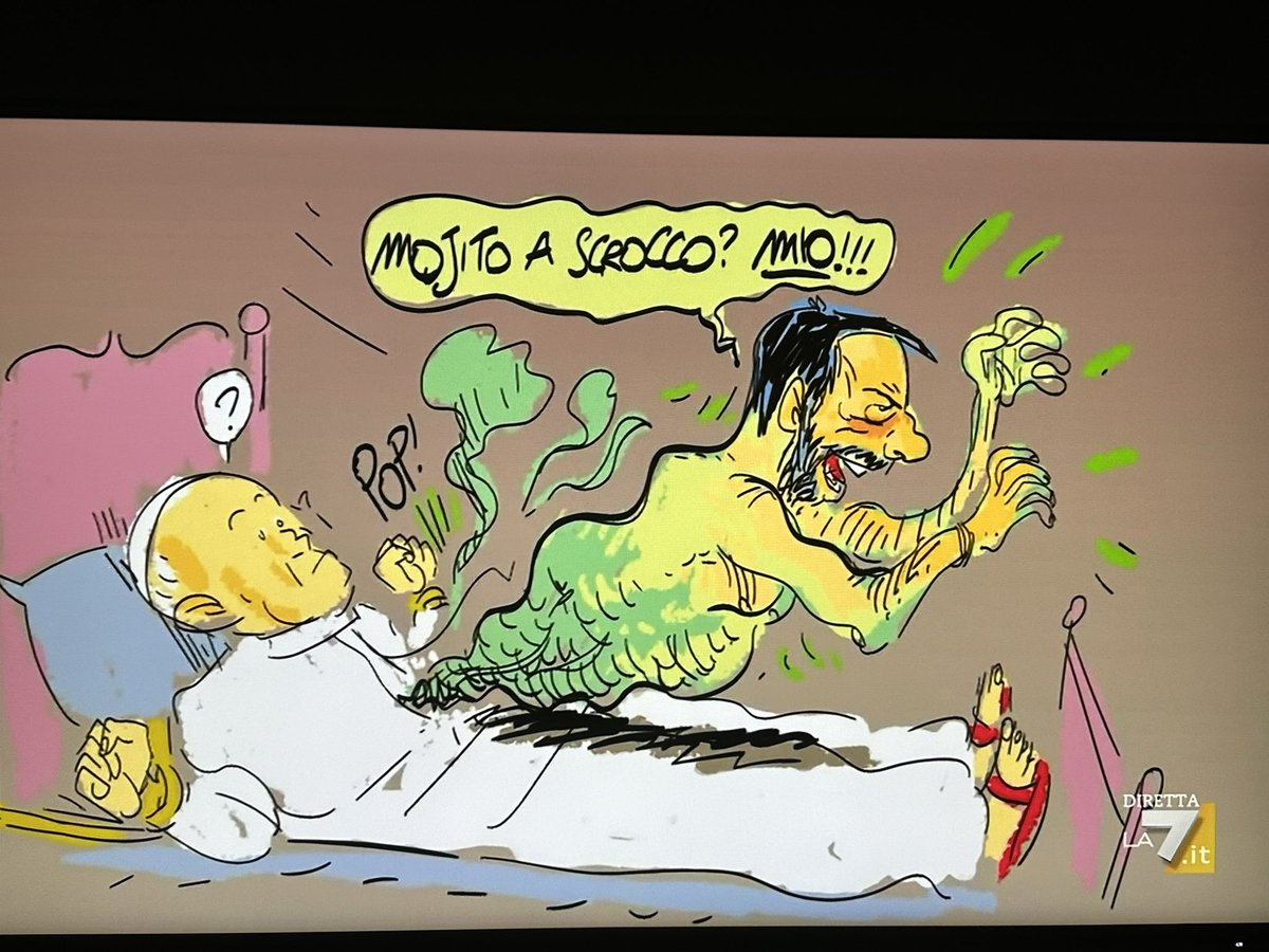 Geniale, non serve dire altro. #makkox #propagandalive #SalviniPagliaccio