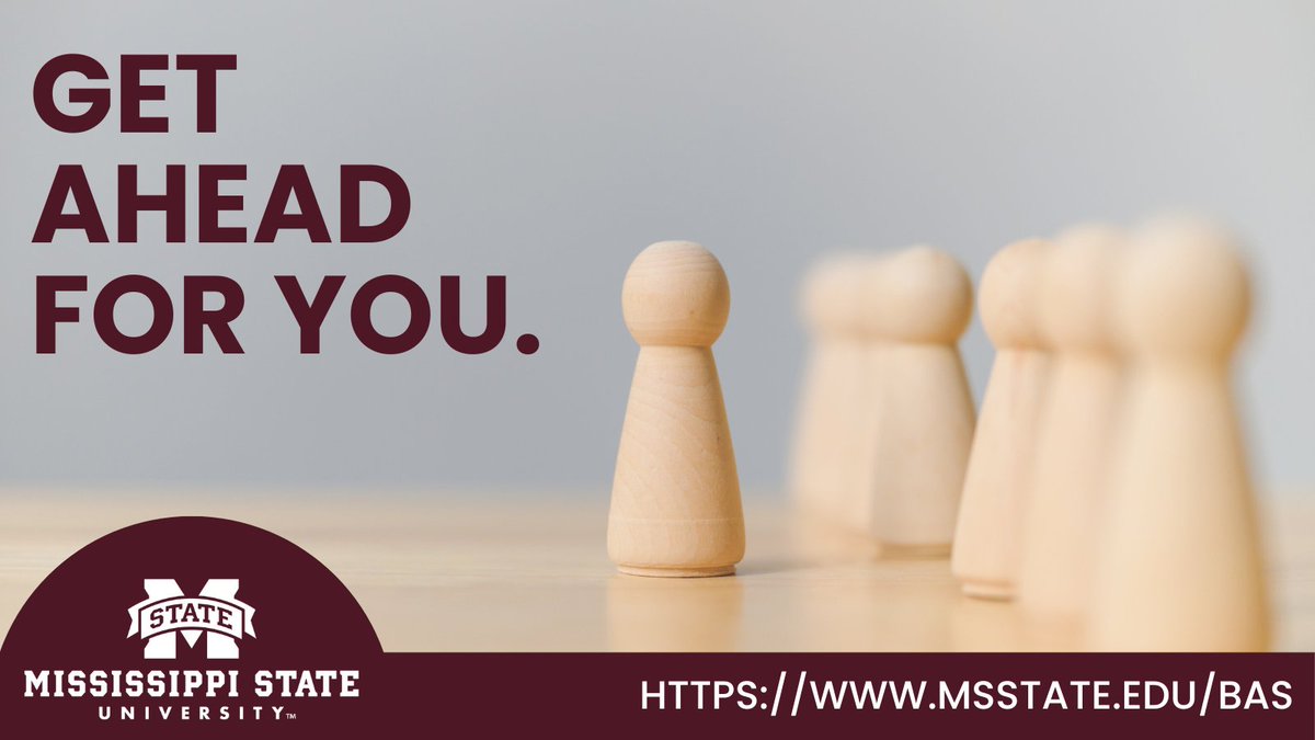 MsStateBAS's tweet image. Don&apos;t let fear or uncertainty hold you back from pursuing your dreams. Building on your CTE degree with a Bachelor of Applied Science puts you in charge of your future! msstate.edu/bas/requestinfo #HailState #BASdegree #appliedscience