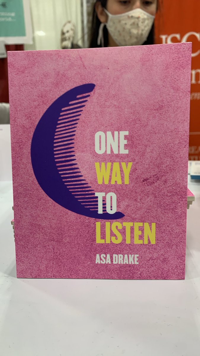 DavidHaydon1's tweet photo. Asa Drake, author of One Way to Listen (selected by Taneum Bambrick as the winner of the GLP 2021 Poetry Chapbook Contest) is signing copies of her chapbook at Booth #1527! Stop by and meet Asa and celebrate the publication of "One Way to Listen"! https://t.co/P5YXygosdn