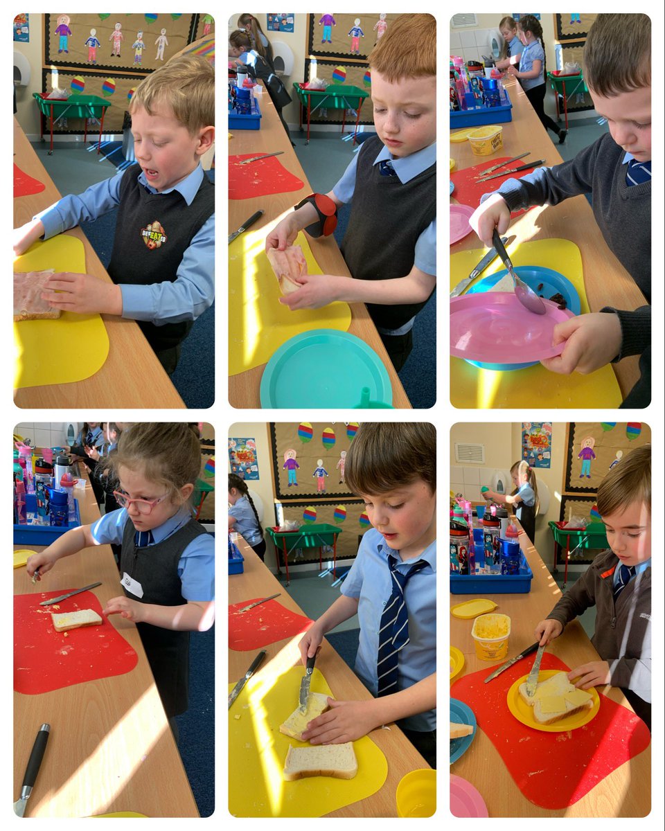 LawPrimarySLC's tweet photo. More super skills were on show from children choosing to make sandwiches for snack and chat this afternoon. #chooseourownlearning #play #lifeskills https://t.co/VFEMDaaunk