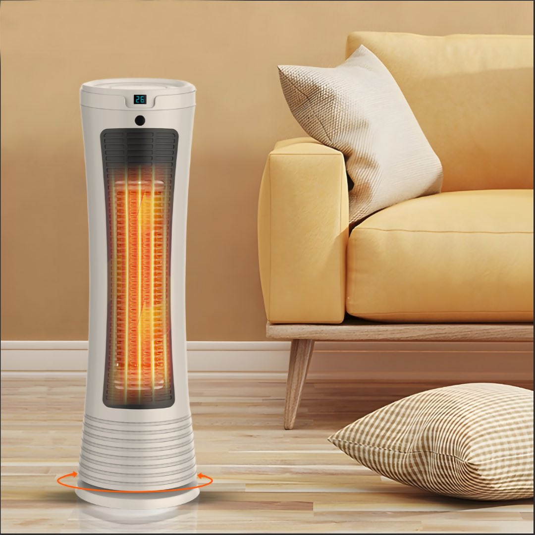 The sleek Senelux Tower Space Heater, 2000W. Portable with a simple carry handle and intelligent remote control.

Employing advanced PTC technology, a 90°oscillation, heating, and cooling modes, 8H Timer &amp; Ioniser.

#homedecor #heaters #energy #technology #environmental