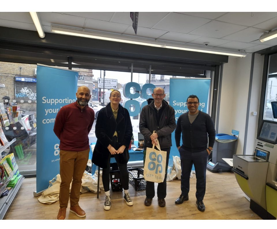 At Goldhawk Road Coop we have celebrated Fair Trade Fortnight with our customers. The Coop has supported Fairtrade for over 25 years. There’s still a lot to do to overcome unfairness in the food chain, but together we can. It’s what we do.Thanks everybody for your support