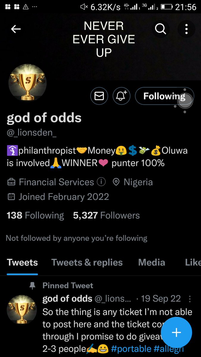 joyfulsoull's tweet photo. @_lionsden_ @Ekitipikin Opay
9165867489 https://t.co/LfYrPRdrWq