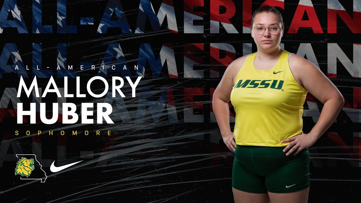 Mallory Huber takes 6th in the women's weight throw with a school record and personal best throw of 19.40m. 

Congratulations to our newest MSSU Indoor Track &amp; Field All-American, Mallory Huber!!