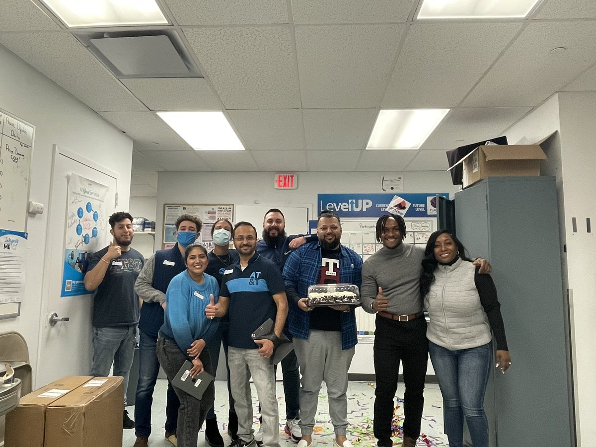 Huge Congratulations to my guy, the man, and someone I’ve grown to call a friend Fahad. Blessings and peace king. There is more work to be done! 🙏🏾🎊🎉🎈
<a href="/ATT/">AT&T</a> <a href="/OneNYNJ/">OneNYNJ</a> <a href="/TadrosPatrick/">Patrick Tadros</a> 
<a href="/Vinecia_F/">Vinecia F.</a>  <a href="/judy_cavalieri/">Judy Cavalieri</a>