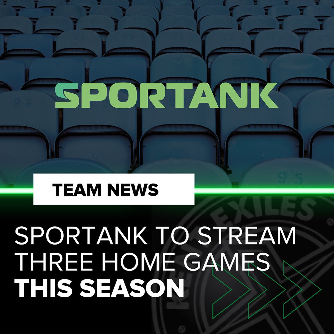 Thank you to @sportankmedia for selecting three of our home games to stream to their YouTube and Facebook pages.

This includes the double header on the 2nd July as well as a men’s game on the 13th August.