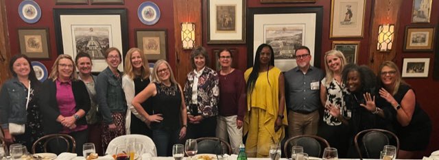 What a treat to be invited to a dinner round table to collaborate with other states as well as the amazing Dr. Lucy Hart Paulson, author of LETRS Early childhood! My heart and brain are full! ❤️ #PlainTalkNOLA