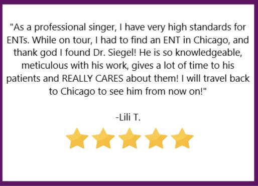 ⭐️⭐️⭐️⭐️⭐️

#hearingloss #hearinglossawareness #audiology #audiologists #audiologist #ent #midwestent #midwestentchi #midwestentchicago #earnosethroat #earnosethroatdoctor #earnosethroatspecialist #otolaryngology #otolaryngologist #otolaryngologists #audiogram #hearingaids