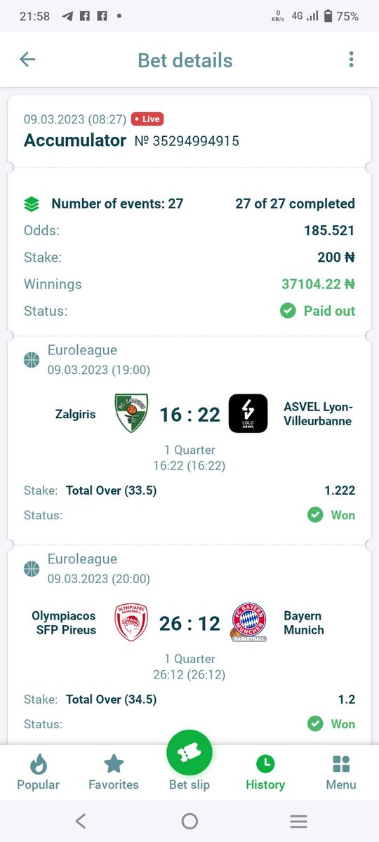 obels1's tweet photo. @Ekitipikin Thanks boss....more winnings to us https://t.co/Ge0SkK5cgs
