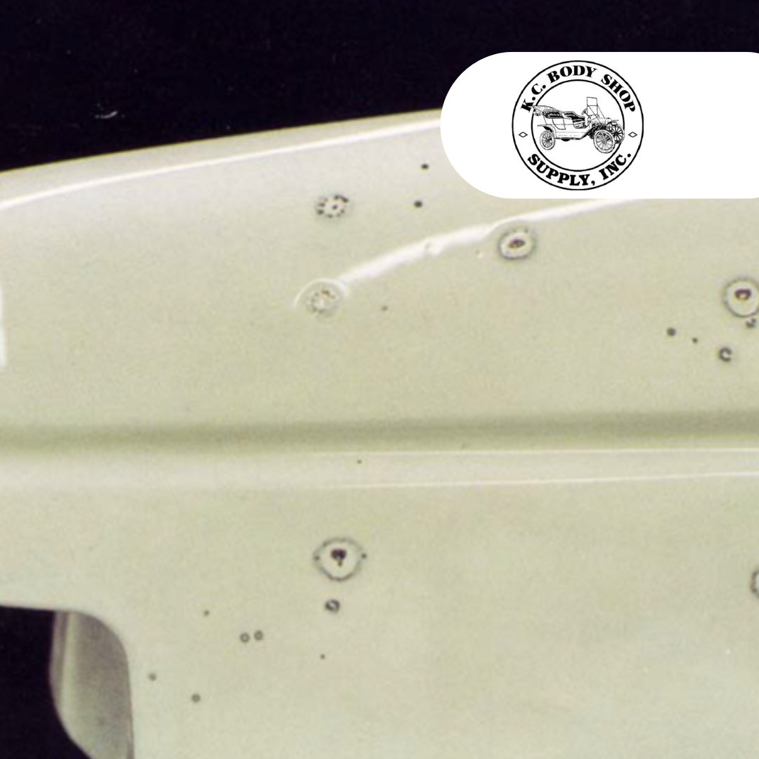 KCBodyShop's tweet image. Small circular-shaped defects in your car paint, some with a tiny crater in the center, are known as fisheyes. If the paint has already dried, you will need to sand it down and refinish it.
#KCBodyShopSupply #GleamAutomotiveFinish #AutoPaintShop #CarsPaintStore #CarCoating