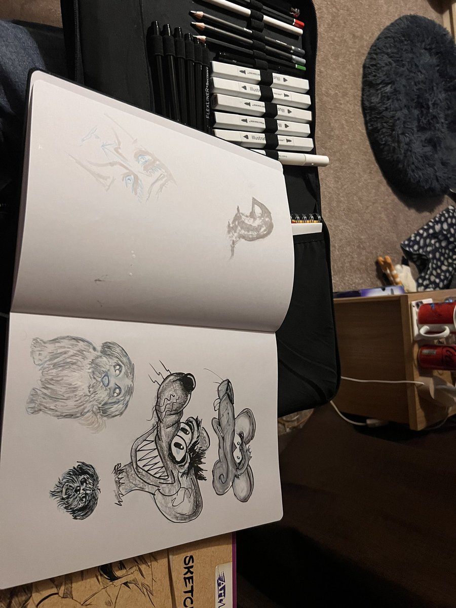 T1NNER5's tweet photo. Love getting back in the mood thanks @JazzaStudios #prostudiopack #spectrumnoir #drawing #sketches #IpelengRSelepe sketching https://t.co/XyCvJCed0l