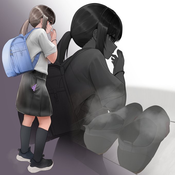 上履きのニオイが気になる高学年女子 #オリジナル #足裏 #ソックス #足フェチ #臭いフェチ #足臭い #靴下 #上履き https://t.co/25KyjoIrjc 