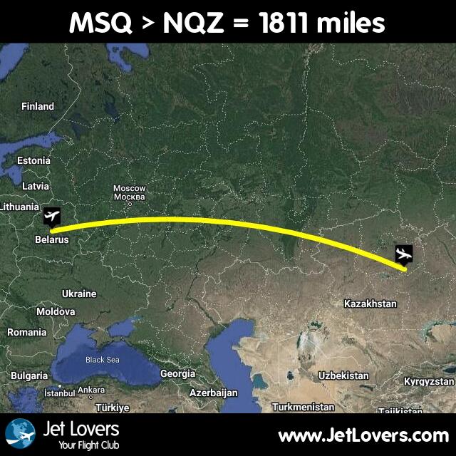 My flight #20 on #JetLovers: MSQ > NQZ - another 1811 miles in the air! jetlovers.com/profile/16723/…