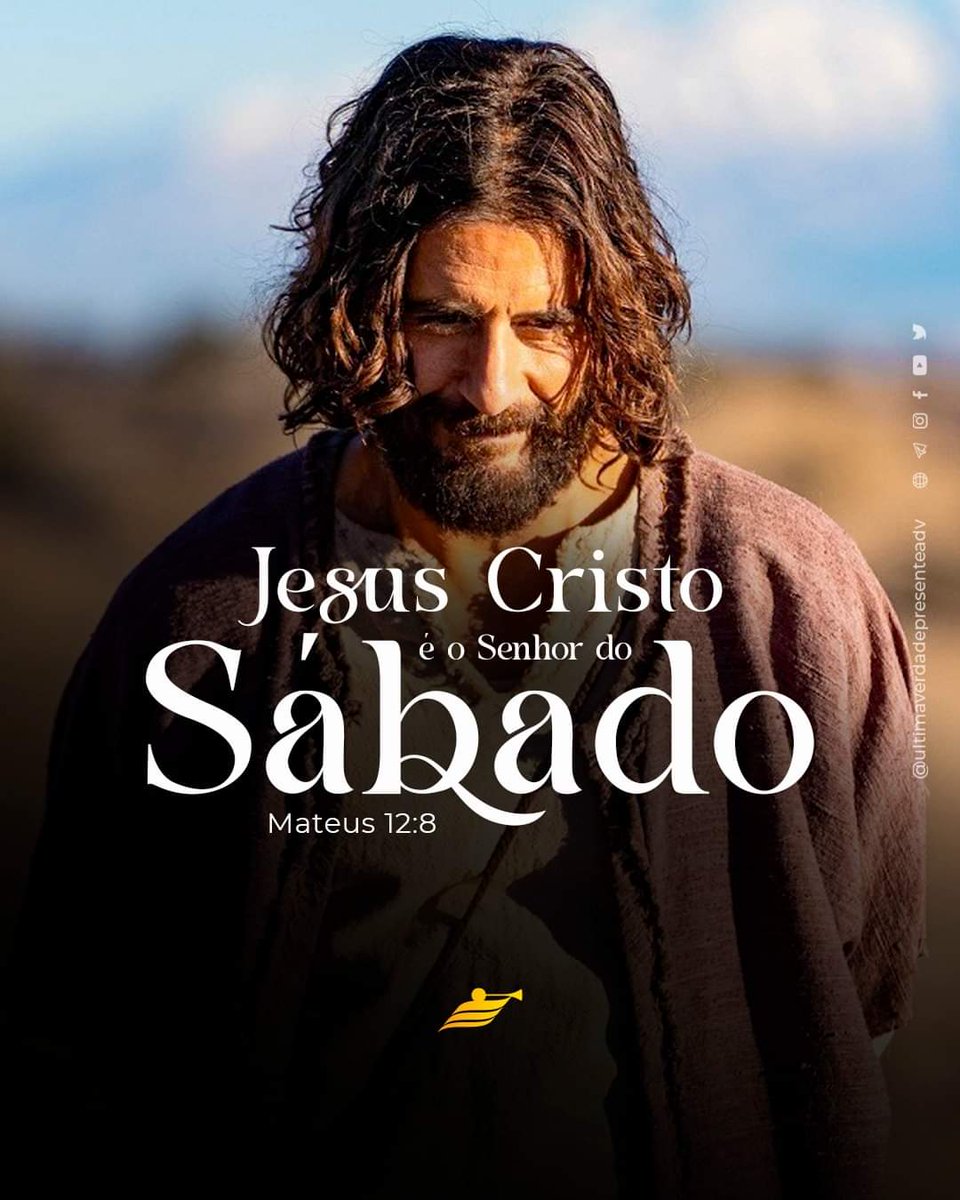 Porque o Filho do Homem até do Sábado é Senhor.

Mateus 12:8
