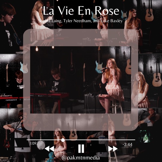 Also New: La Vie En Rose performed by Sophia Laing, Tyler Needham, and Luke Baxley! Out on Youtube now!!