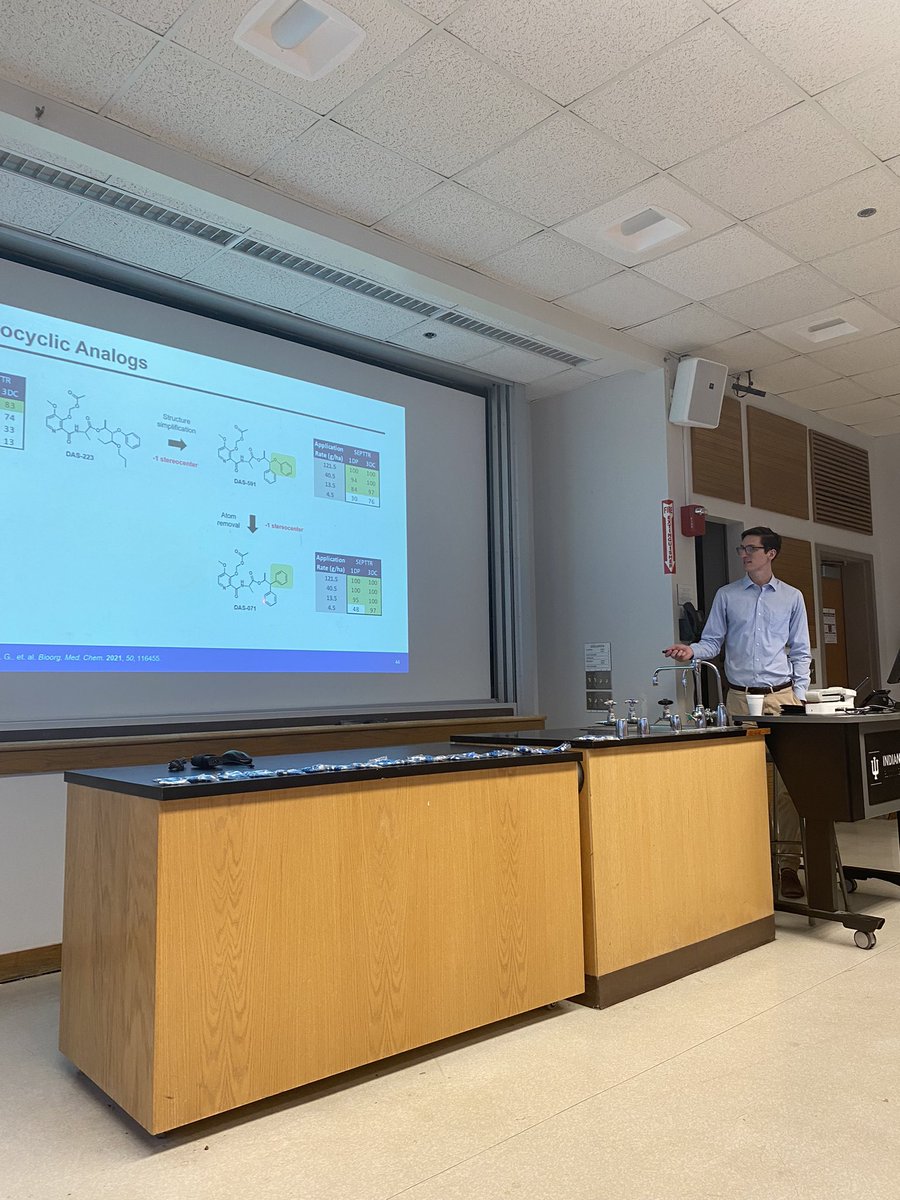 zackbuc1's tweet photo. Great day with great talks by no-Twitter Blane and @group_levin at the @corteva-IU symposium. Big thanks to @KBrownLab for hosting myself, Blane, and no-Twitter Amy in lovely Bloomington! https://t.co/7vq6NE5X6T