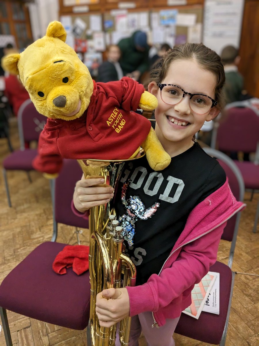 Well done to Maisie for winning 'Mini Winnie' this week! 🎵🎺🎶