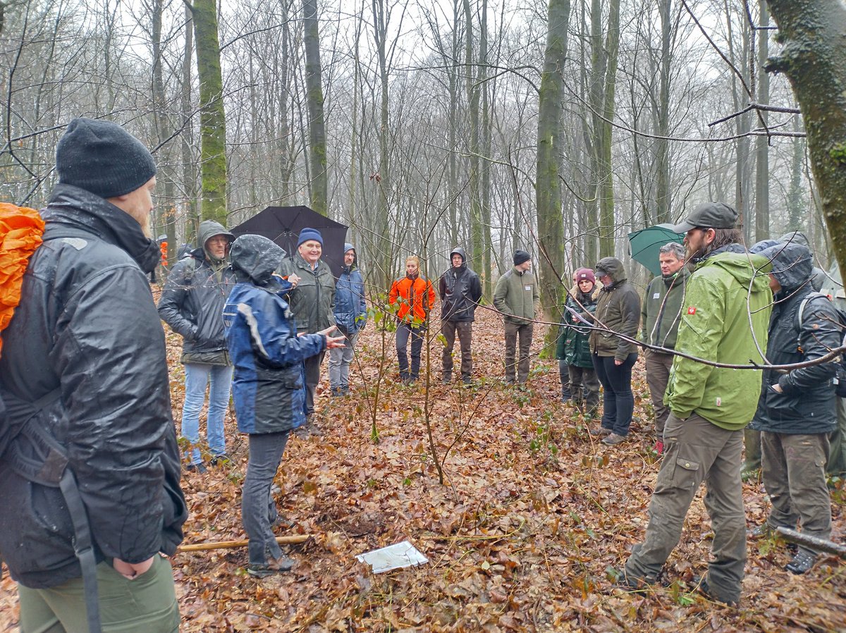 <a href="/ClimateLife/">LIFE Climate Forest</a> <a href="/Bosgroepen/">Bosgroepen</a> <a href="/staatsbosbeheer/">Staatsbosbeheer</a> Héél interessante 2e dag <a href="/ClimateLife/">LIFE Climate Forest</a> voor LIFE Climate Forest #training #klimaatslim #bosbeheer <a href="/LIFEprogramme/">LIFE Programme</a>, met in de middag weliswaar natte, maar verhelderende excursie van oa <a href="/EllenDesie/">Ellen Desie</a> #bodem #veerkracht