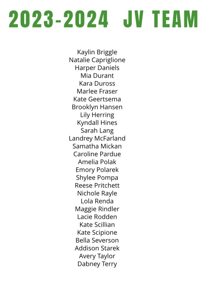 Congratulations to our 2023-2024 Dragon Cheerleaders!