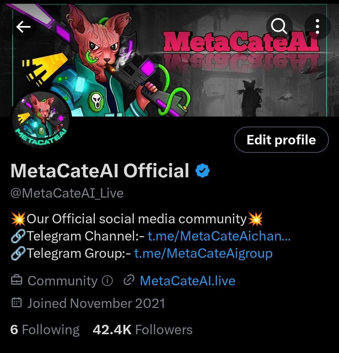 MetaCateAI Official tweet media