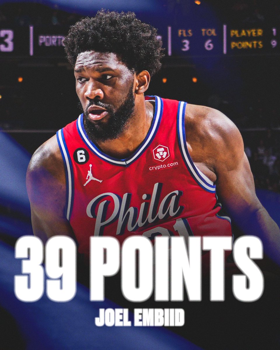Joel Embiid has 23 35-point games this season. The only centers with that many in a season since the merger were Moses Malone and Shaq. 

They both won the MVP award in those seasons.