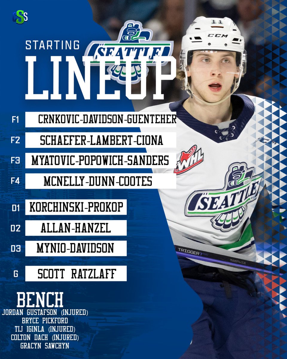 CSS_Futures's tweet photo. Here is tonight's @SeattleTbirds starting lineup as they host the @TCAmericans ! Season winding down, Seattle looking to finish strong!
Photo by @wolter_liz
#BestInTheWest #SeattleThunderbirds #Thunderbirds #WHL #SeattleHockey #TCAmericans #TCAms #BradLambert https://t.co/hPfIBivtOa