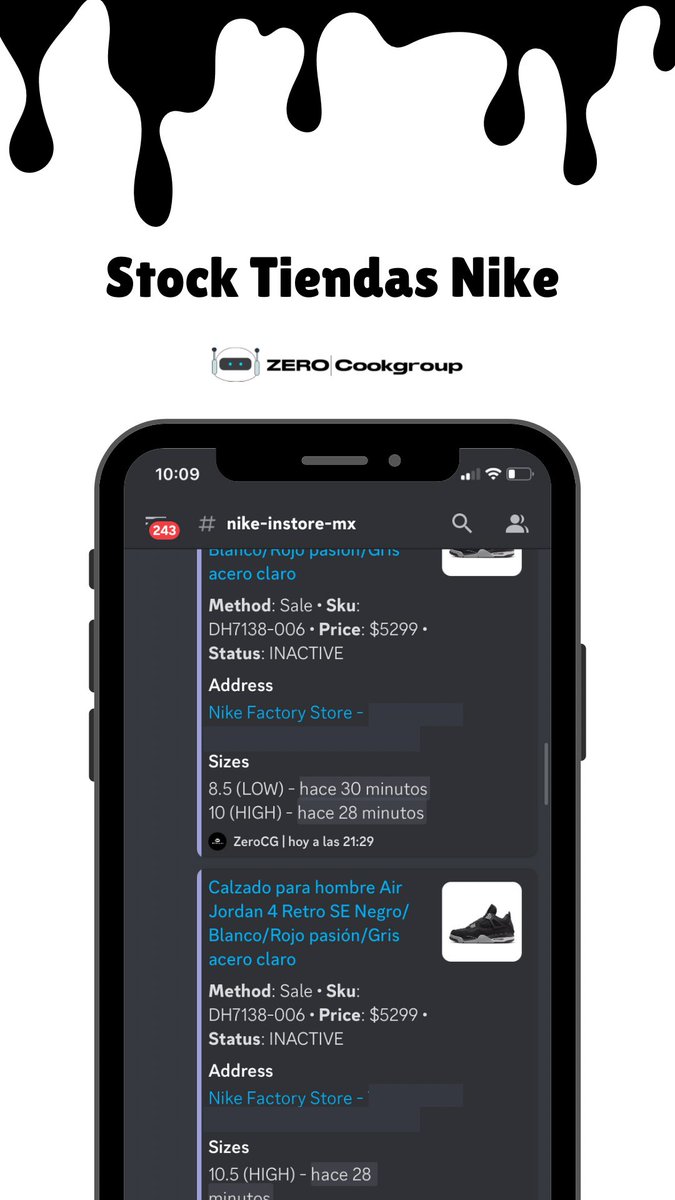 Nike Instore MX 🇲🇽

Cupos disponibles aquí 👇🏼
discord.gg/YRsB8Y6YxK