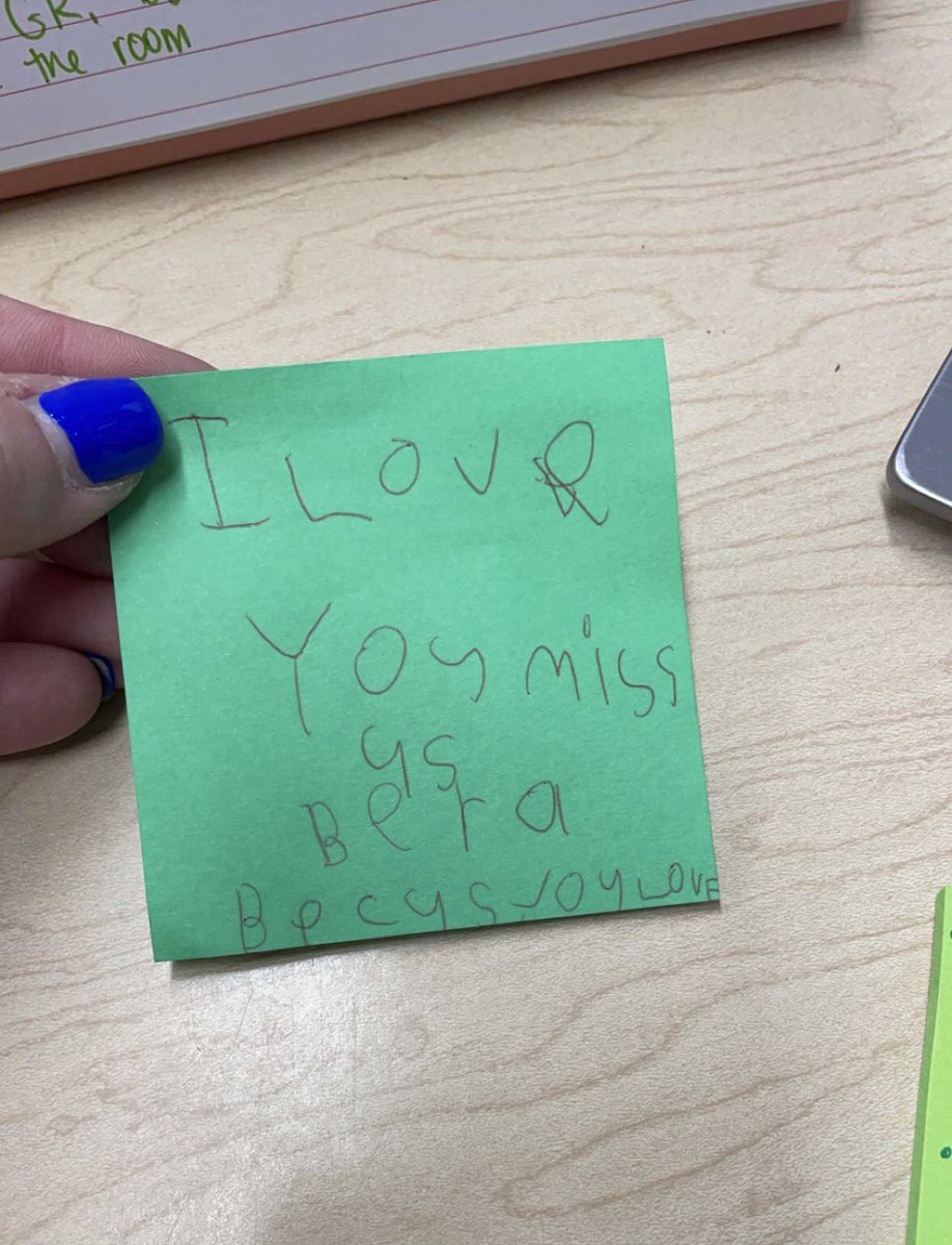 TeachingforHope's tweet photo. “I love you Miss Bera because you love us” 😩😩💓💓 https://t.co/sITDMojmgs