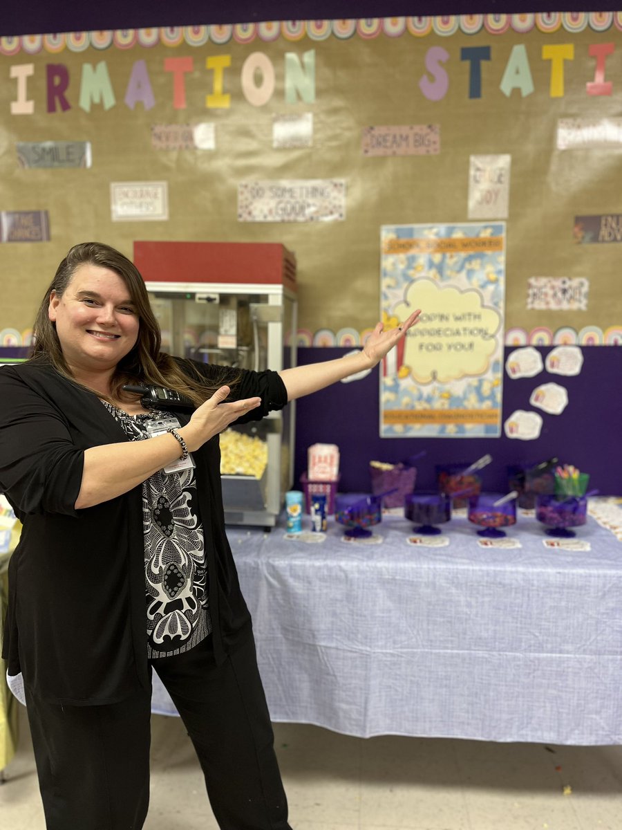 RodiekMorgane's tweet photo. Celebrating the incredible work that our school social worker &amp; Educational Diagnostician do! You make a difference for kids &amp; we appreciate you! #communitiesInSchool #CISCentralTexas @MendezKids1st https://t.co/4e1TSWOJhf
