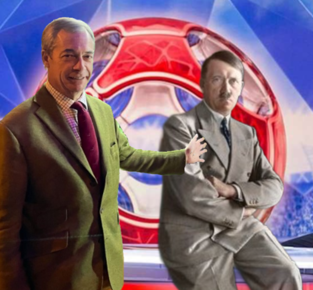 <a href="/Nigel_Farage/">Nigel Farage MP</a> <a href="/GaryLineker/">Gary Lineker</a> Farage &amp; friend to present #MOTD