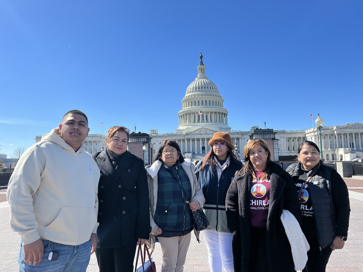 CHIRLA's tweet image. CHIRLA traveled to DC to continue fighting for a #pathtocitizenship, urge our legislators to act on immigration, &amp;amp; have our testimonies &amp;amp; dreams heard. We&apos;ve returned to LA, but the fight is far from over! Congress, we demand #LegalizationNow #CitizenshipNow #UpdatetheRegistry!