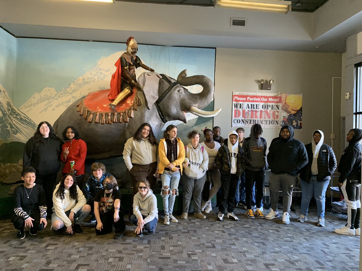SpeakUpPHS's tweet photo. #SpeakUp students took a trip to Baltimore to visit The Great Blacks in Wax Museum. The experience was eye-opening and one that everyone should experience! https://t.co/CqpQ5ulGVN