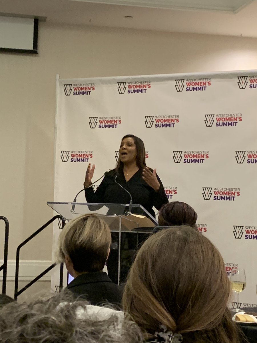 Feeling rejuvenated after an uplifting and empowering day at the at the Westchester women’s summit. Got to end the day seeing <a href="/TishJames/">Tish James</a> speak 🤩#wws2023