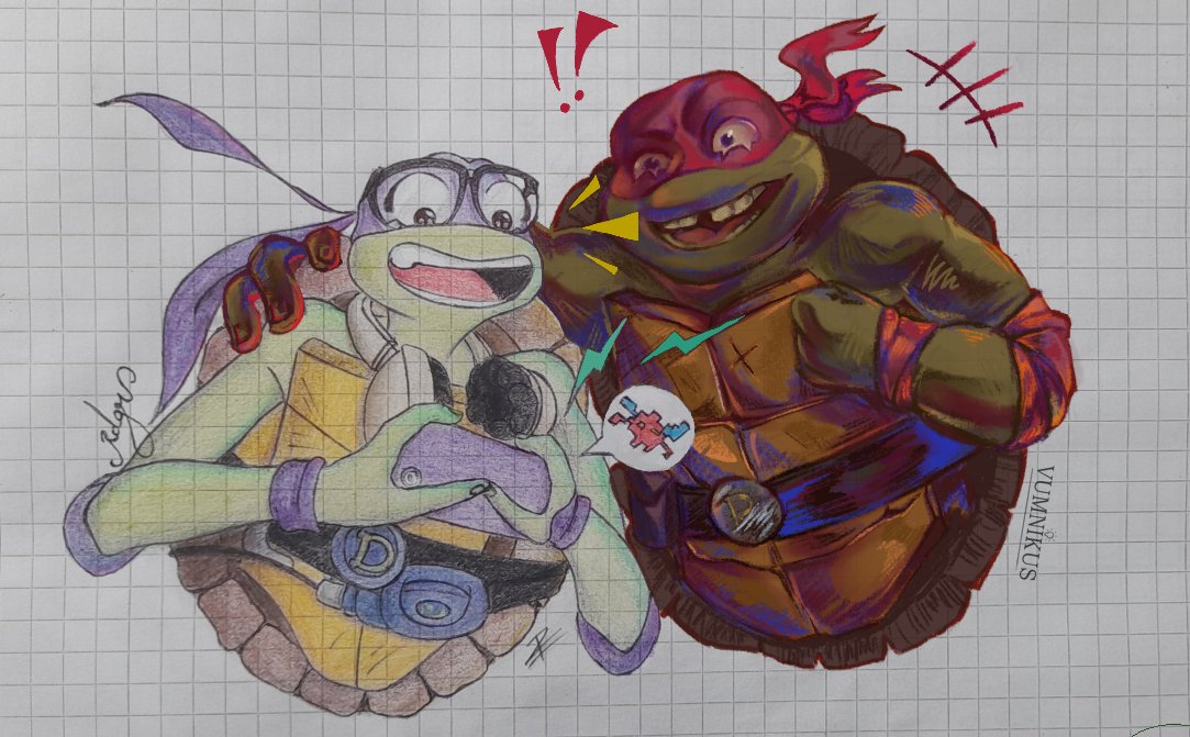 vumnikus's tweet photo. Gamer boy 👾 and his #1 fun 👊
Amazing collab with @Rdgr_31
#MutantMayhem #MutantMayhemFanart #mutantmayhemdonnie #MutantMayhemraph #tmnt #SaveRiseoftheTMNT #украрт #УкрАртПідтримка #укртві https://t.co/eFVvZuZzp7