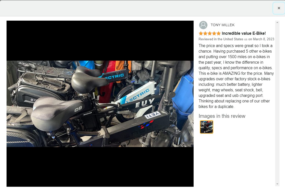 ElaineGreen007's tweet image. Many thanks for your support

more detail:amzn.to/3NzfAyA

#lectricebikes #ebike #review #riding #euybike #ebikelife